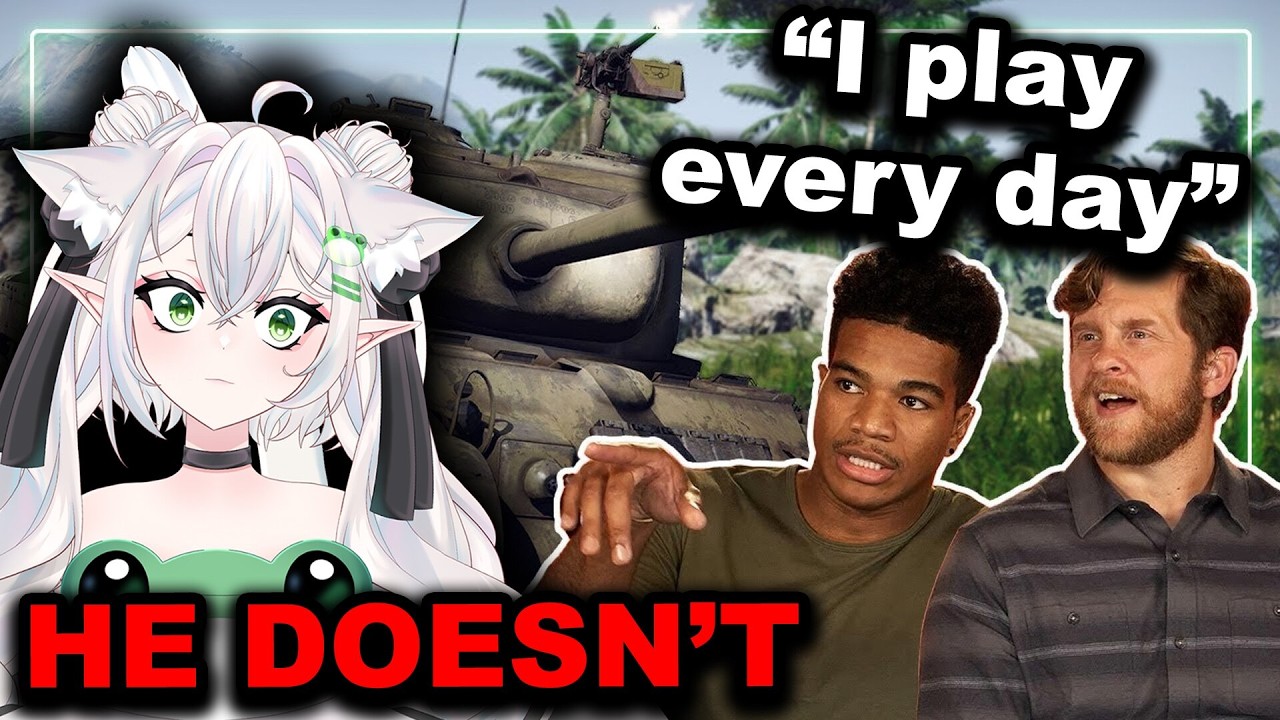 He does NOT play this game! Vtuber reacts to tank commander explaining War Thunder