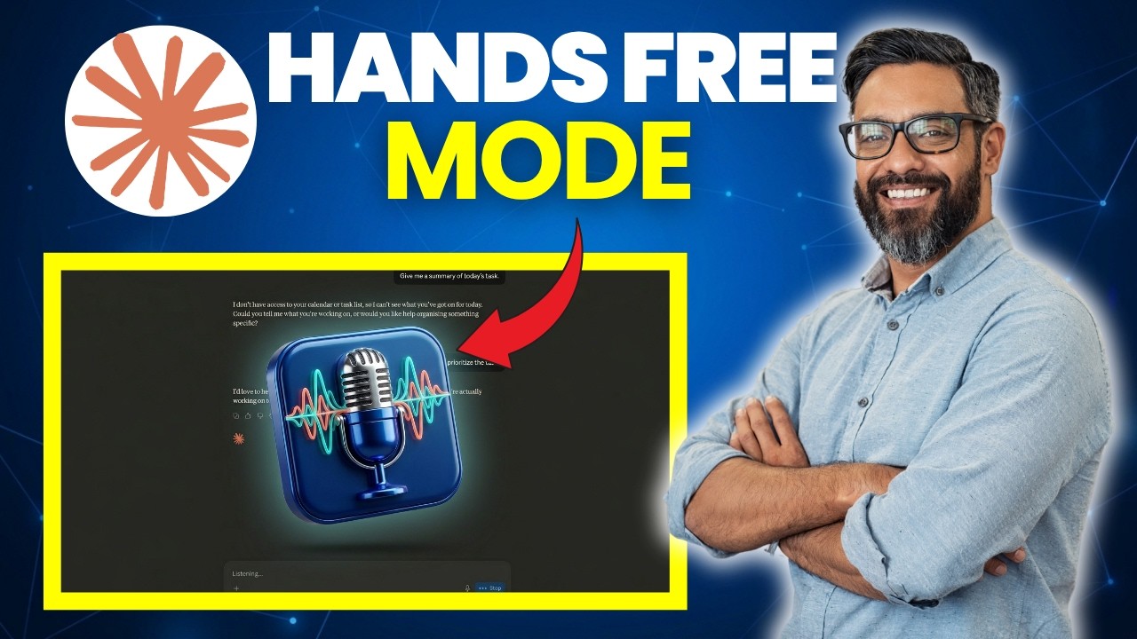How to Use Claude AI Hands Free Mode - Tutorial