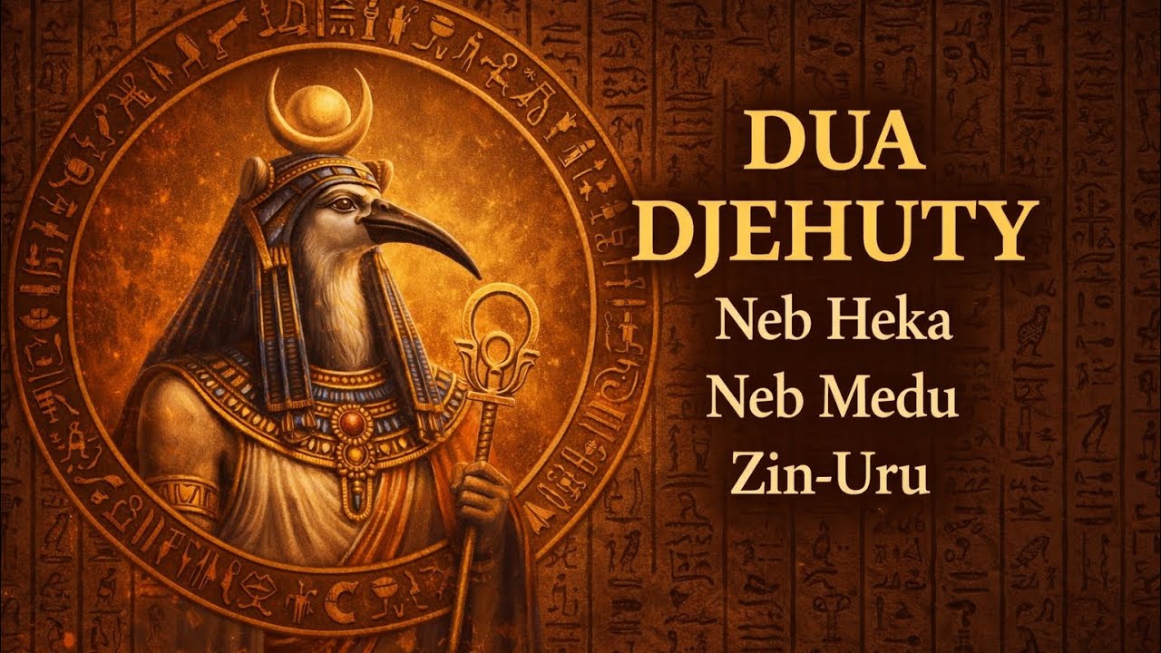 DUA DJEHUTY 🪶 Lord of Divine Words | Thoth Wisdom & Heka Activation Chant