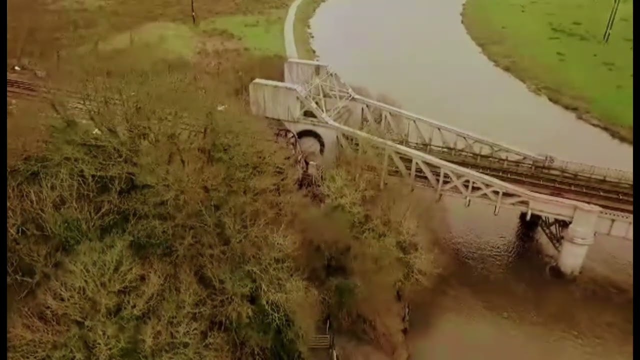 River Towy Carmarthen old bridge 
