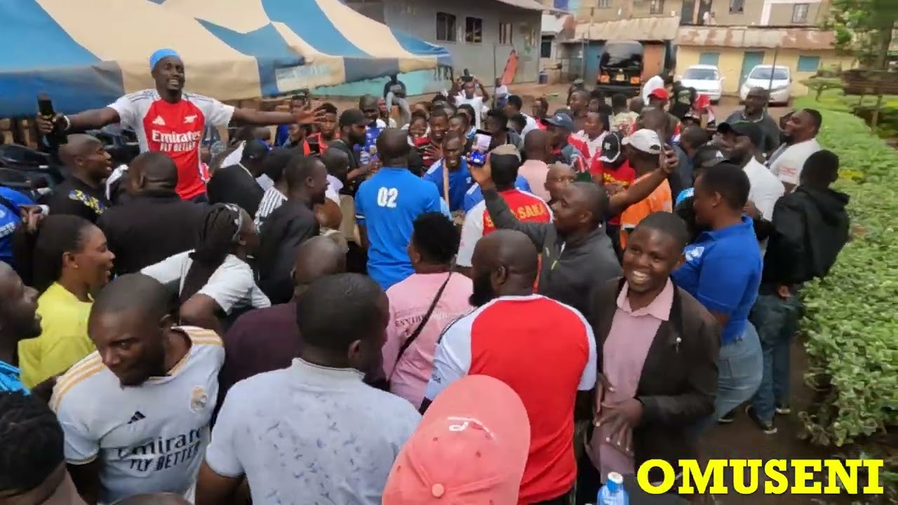 AFC Leopards Gadaa Crew in Kibra Condoling with Oscar Ndanyi