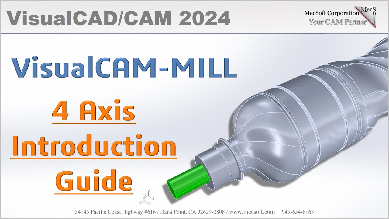 VisualCAD/CAM 2024: Введение в 4-осевую обработку