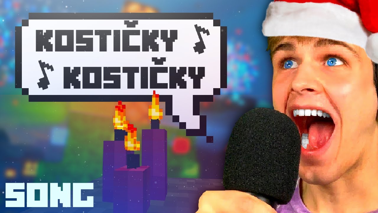 Česk&yacute; V&Aacute;NOČN&Iacute; MINECRAFT SONG - Kostičky, Kostičky