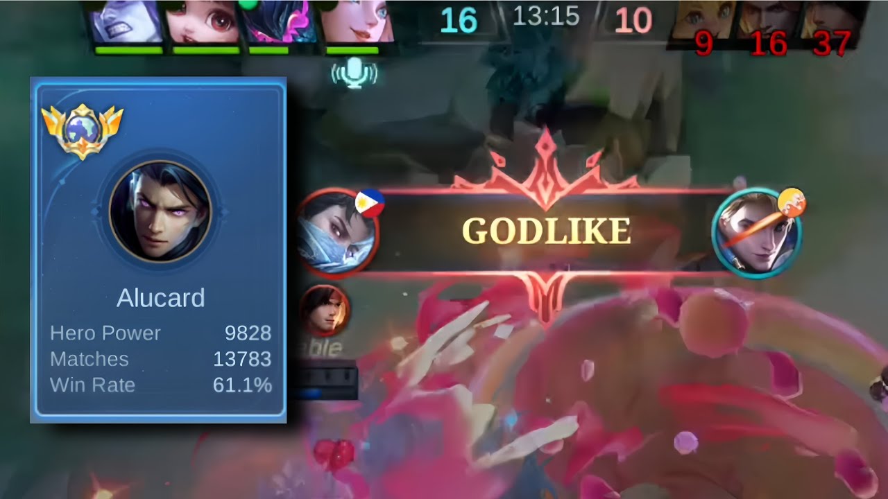 FORMER TOP GLOBAL 13K MATCHES ALUCARD HARD CARRY INTENSE GAMEPLAY 🔥