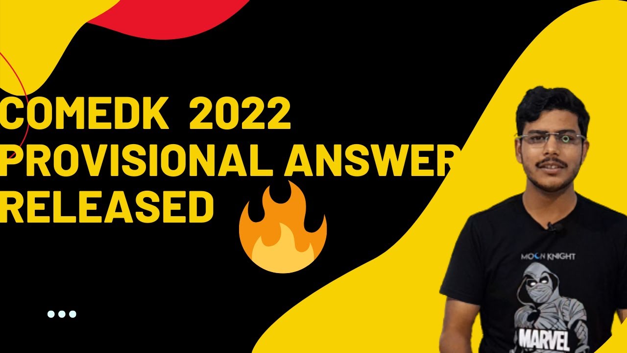 Comedk Provisional Answer Key Released #comedk  #comedk2022 #collegevlog