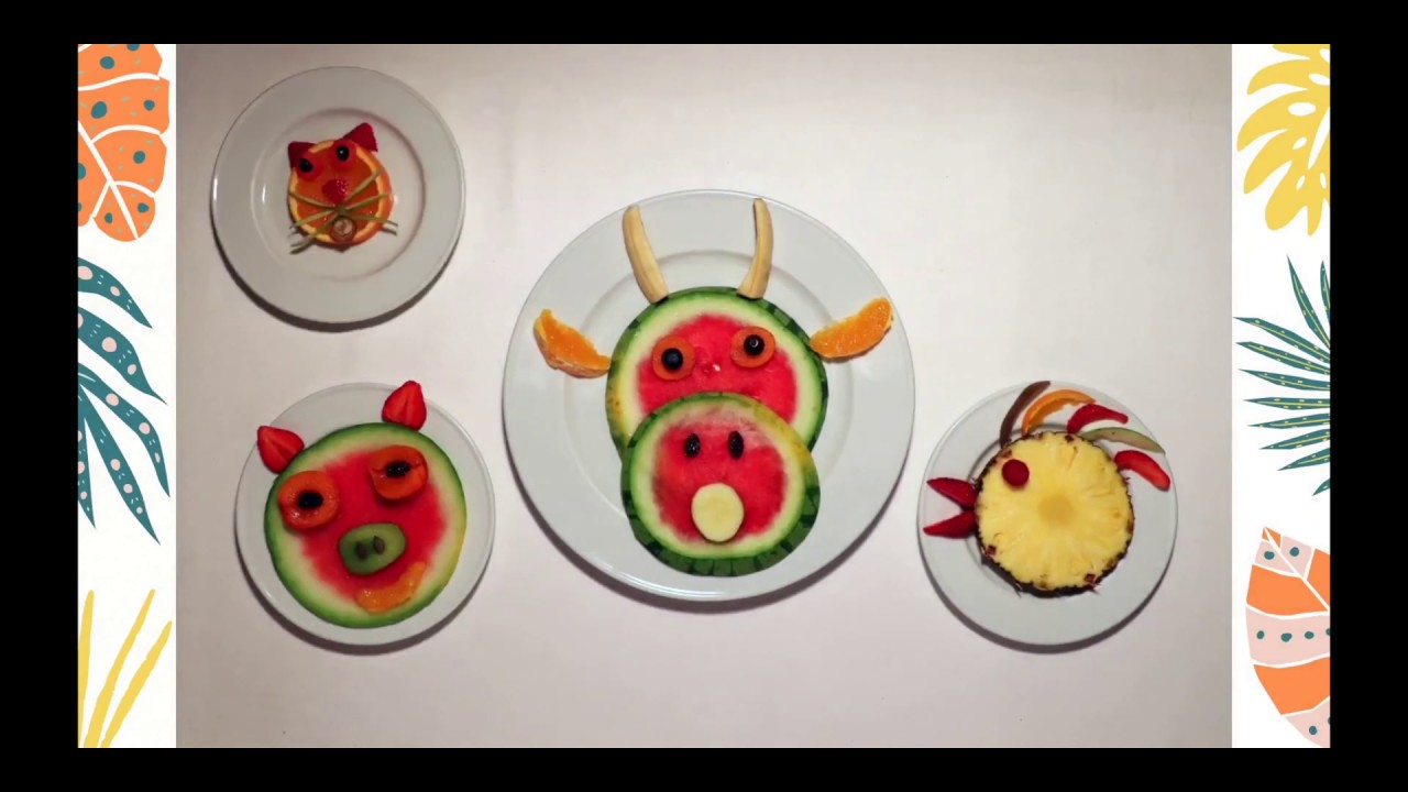 Arte con fruta