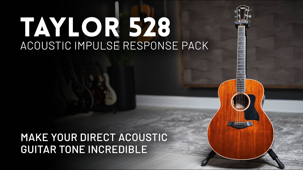 Taylor 528 Jumbo Acoustic IR Demo // Заставьте свою акустическую гитару звучать потрясающе!