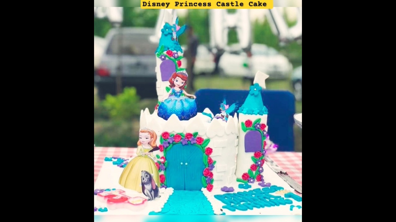 Disney princess sofia castle cake 😍