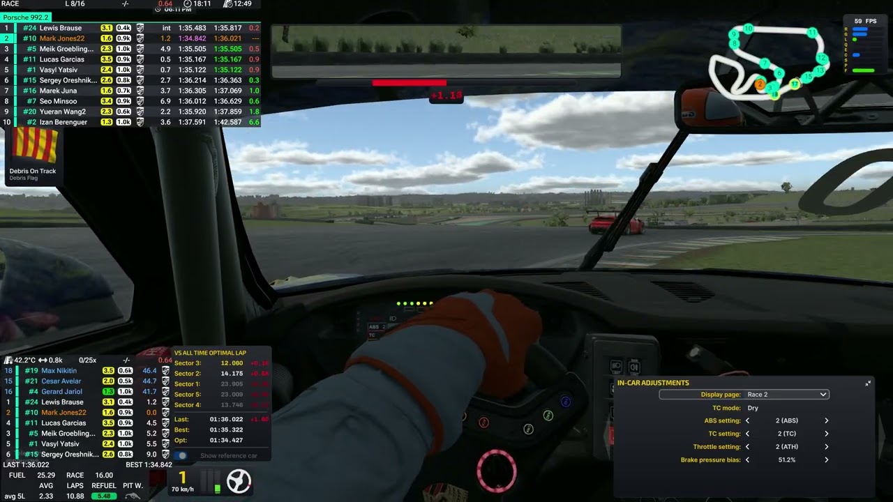 Iracing Porsche Cup Interlagos P4