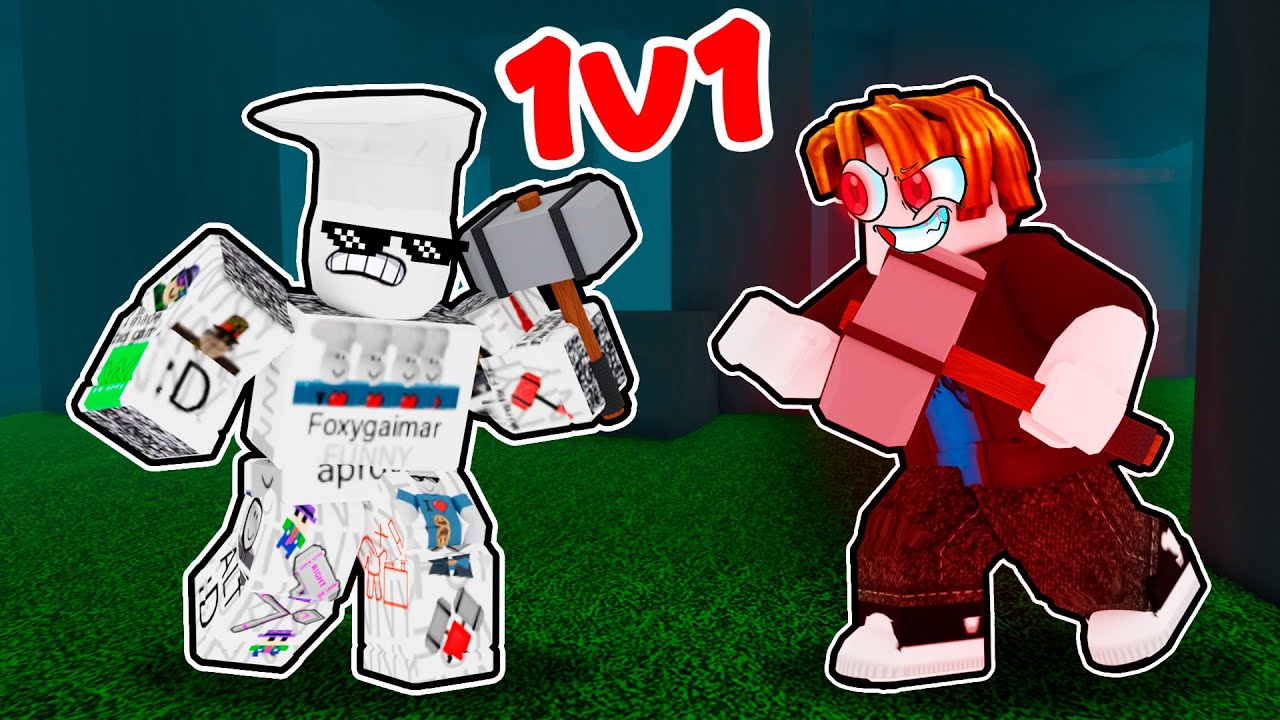 Командная игра 1 на 1 в Roblox: бегите из объекта!!!😱😱😱