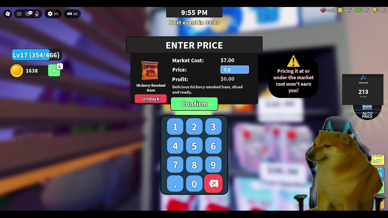 Japanese supermarket simulator in roblox!?