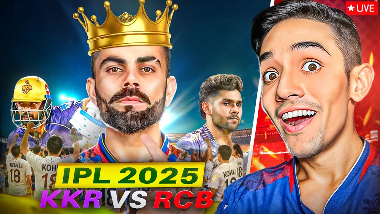 RCB fans Tribute to VIRAT KOHLI😍| RCB vs KKR🔥| Cricket Cardio LIVE
