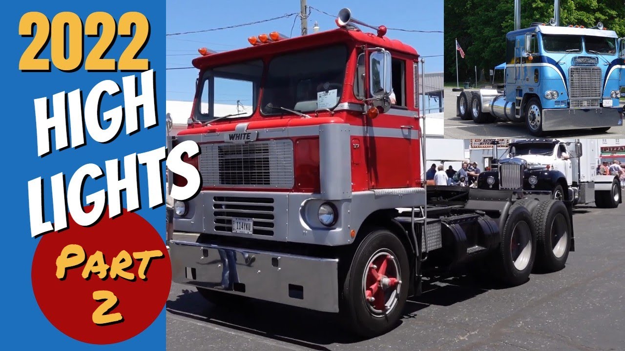 Полуприцепы винтажные БЕЛЫЕ GMC ASTRO Crackerbox Detroit Diesel