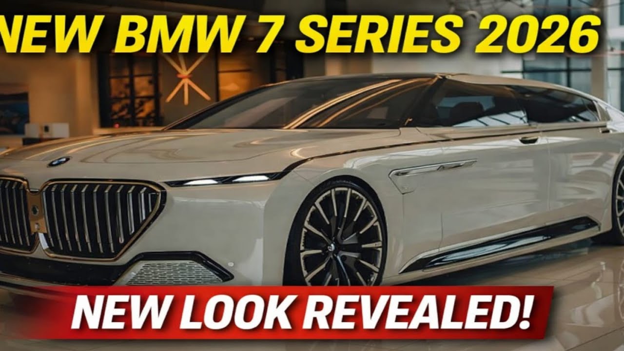 New BMW 7 series 2026 new look revealed .