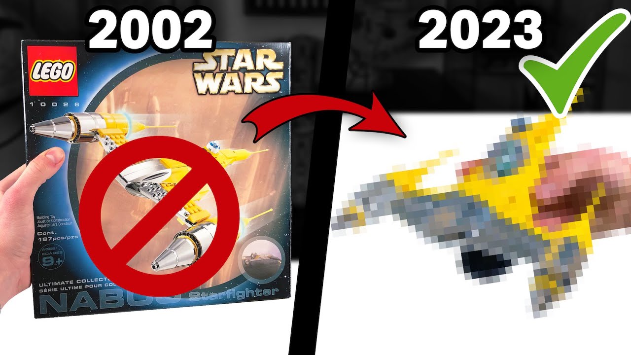 SO würde DIESES Set von 2002 HEUTE aussehen! 🔥 Lego Star Wars Naboo Starfighter MOC (BrickVault)