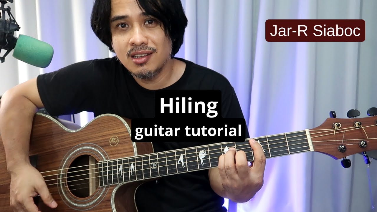 Hiling guitar tutorial for beginners (easy chords) - song by Jay R Siaboc