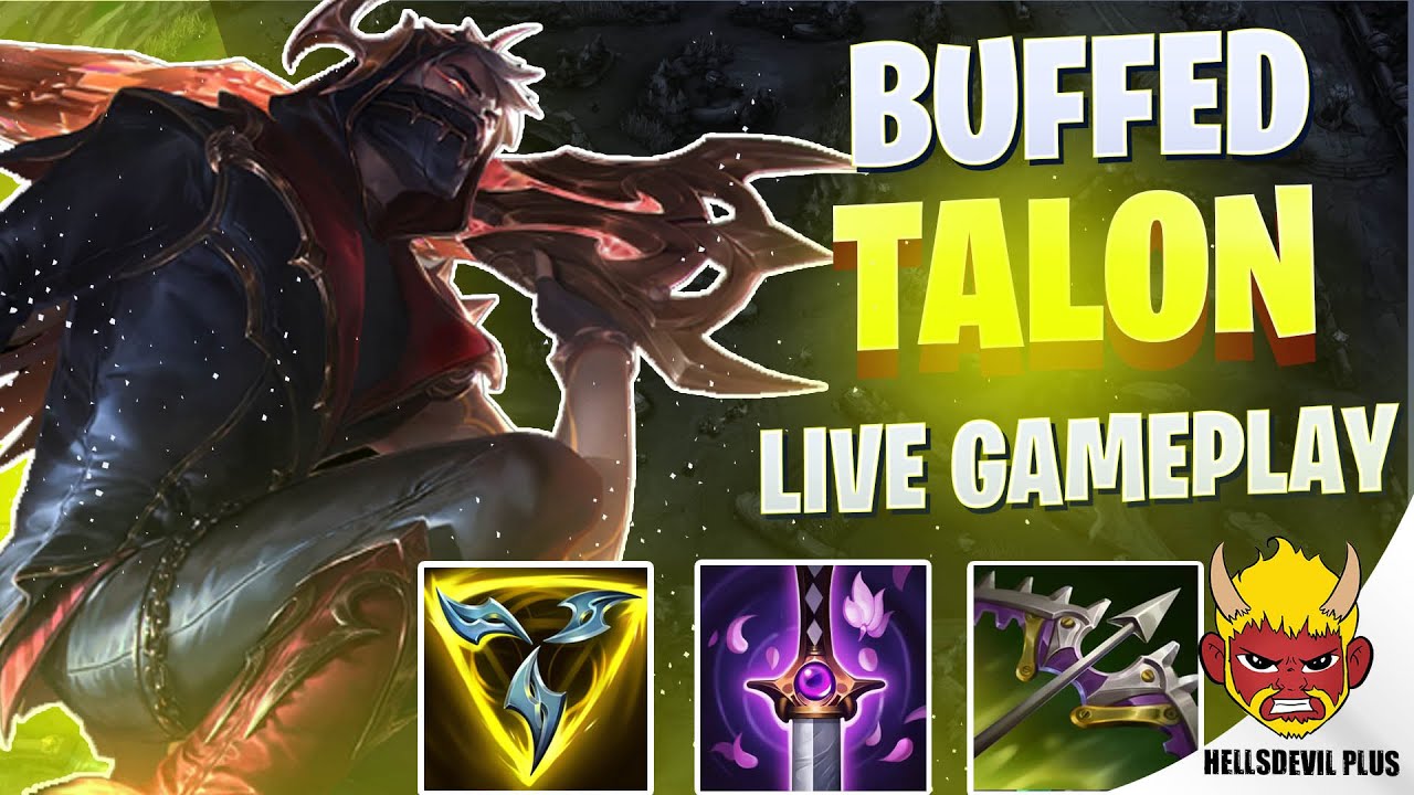 Buffed Talon Is A BEAST! - Wild Rift HellsDevil Plus Gameplay