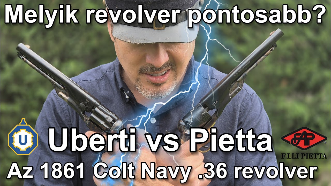 Uberti vs Pietta 1861 Navy .36 - a nagy pontosság párbaj