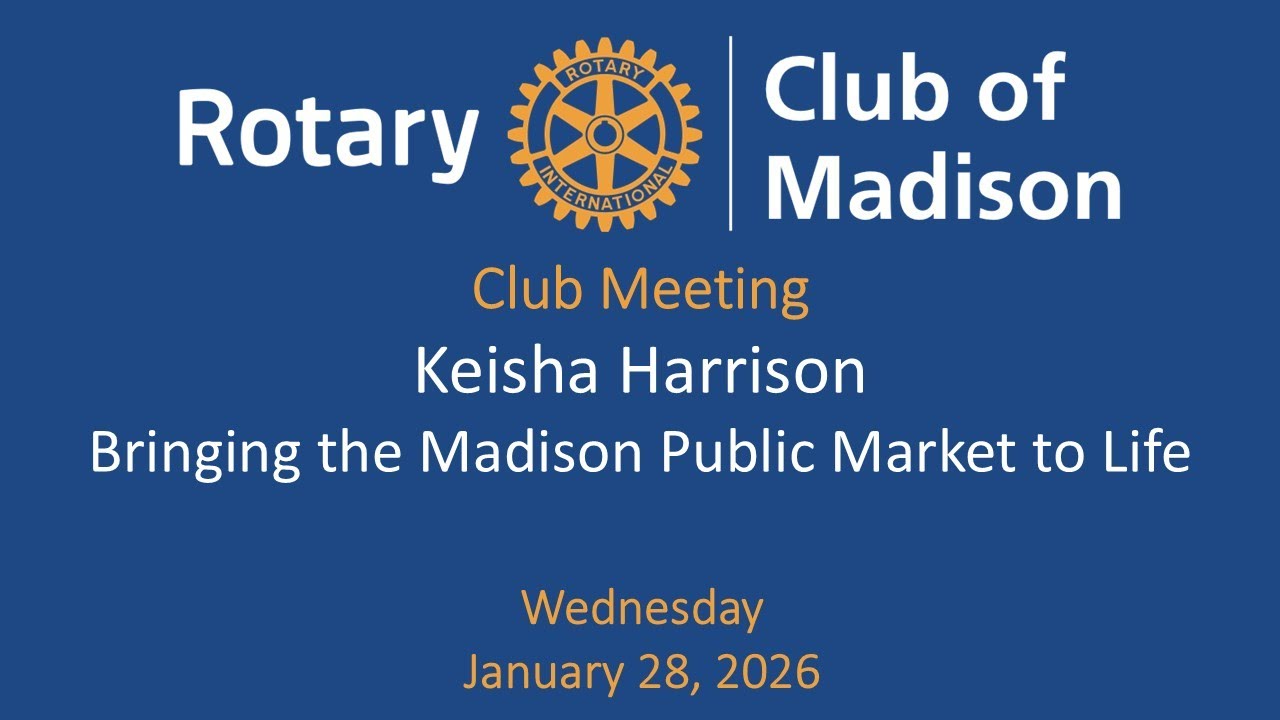 January 28: Keisha Harrison -- Bringing the Madison Public Market to Life