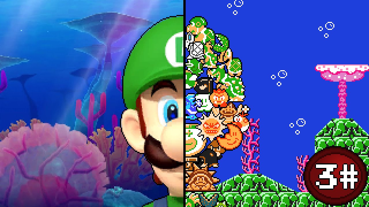 Making Every Level From New Super Mario Bros. U In Super Mario Maker 2! (Part 3: Sparkling Waters)