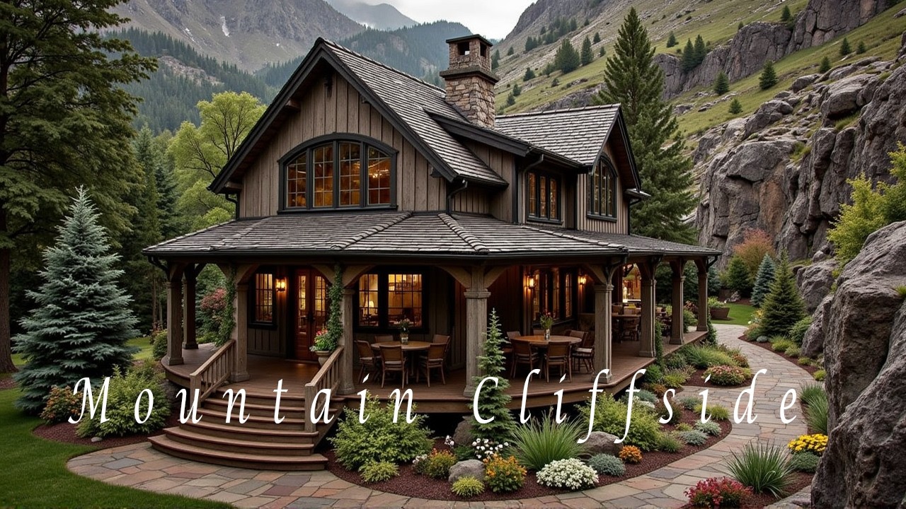 Mountain Cliffside Cottage – Deep Healing Sleep Music – Peaceful Nature Ambience for Calm Mind
