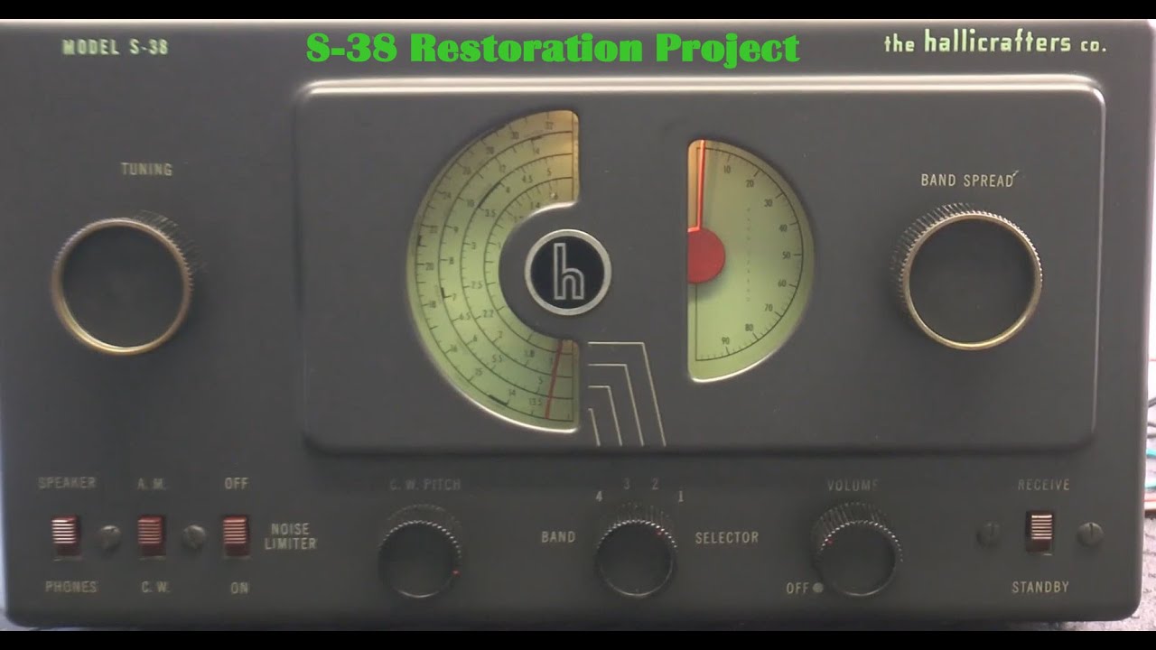 Hallicrafters S-38 Restoration