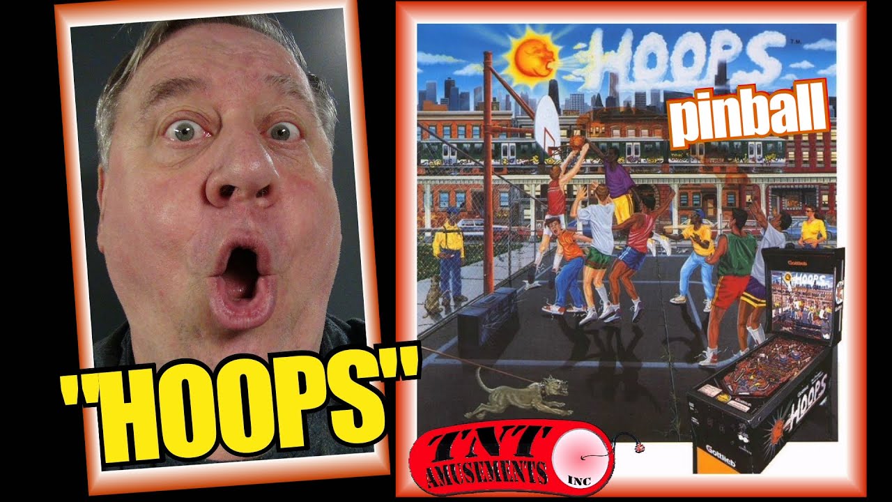 #1716 Gottlieb HOOPS Pinball Gameplay plus Lightning-Game Show-T2 Pinballs - TNT Amusements