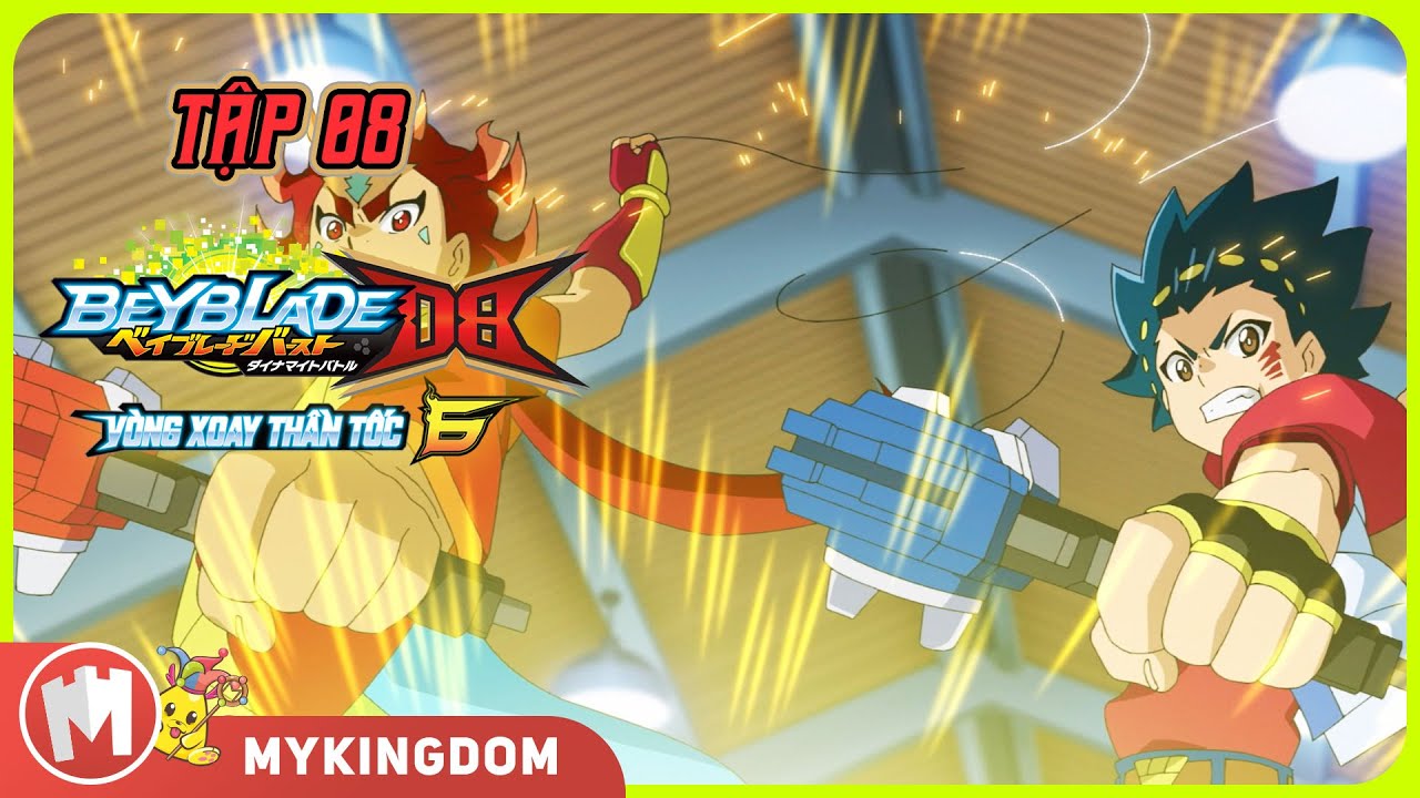 BEYBLADE VÒNG XOAY THẦN TỐC 6 | Tập 08: Rồng Gầm Thét Roar Balkesh | BEYBLADE BURST QUADDRIVE