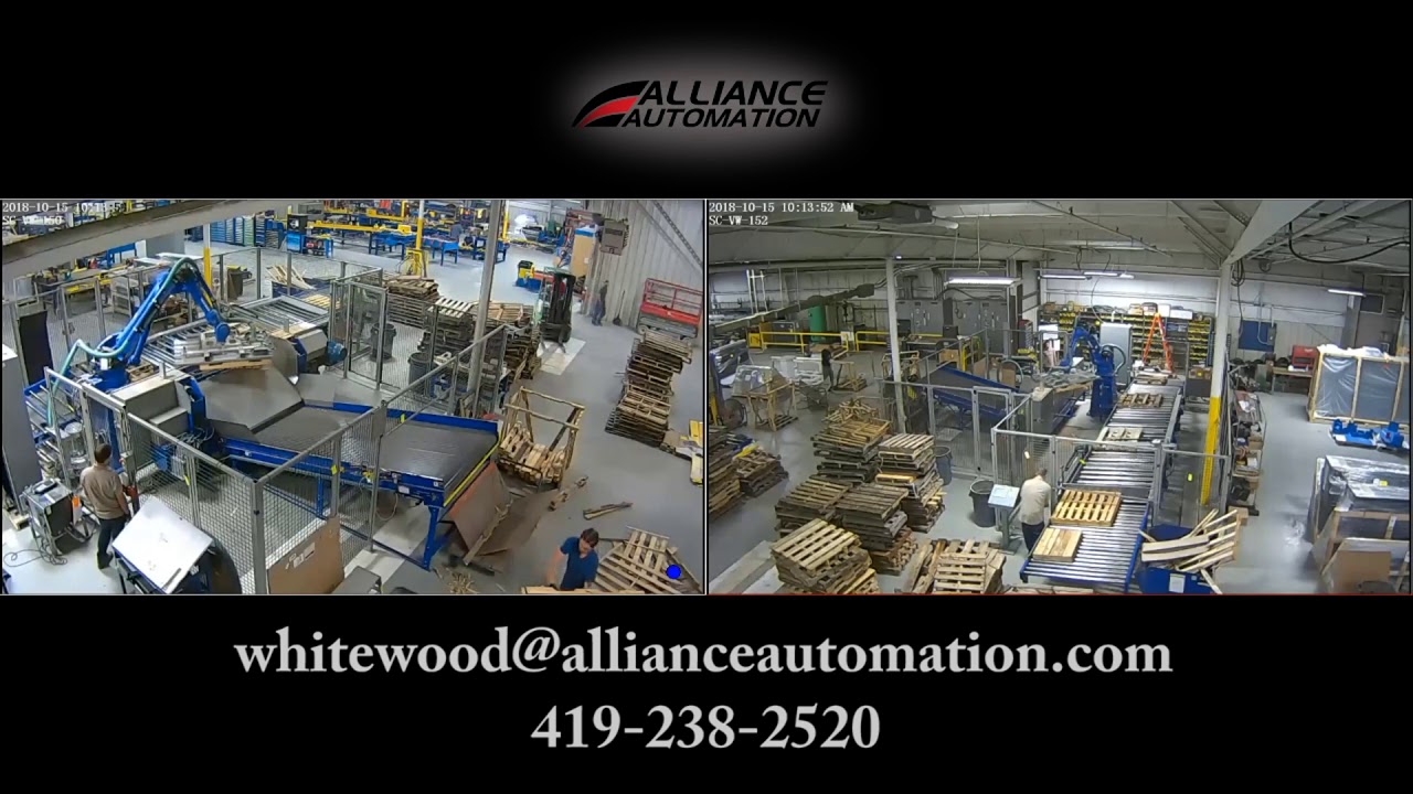 Pallet Dismantling System 1-hour test run