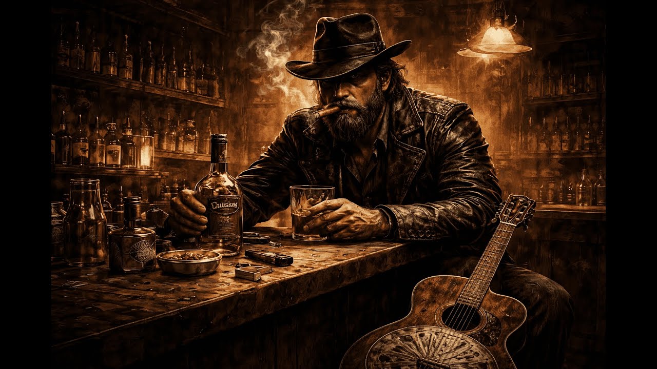 Brutal Midnight Whiskey Blues 🥃 The Deepest Raw Soul Session Slow 50 BPM
