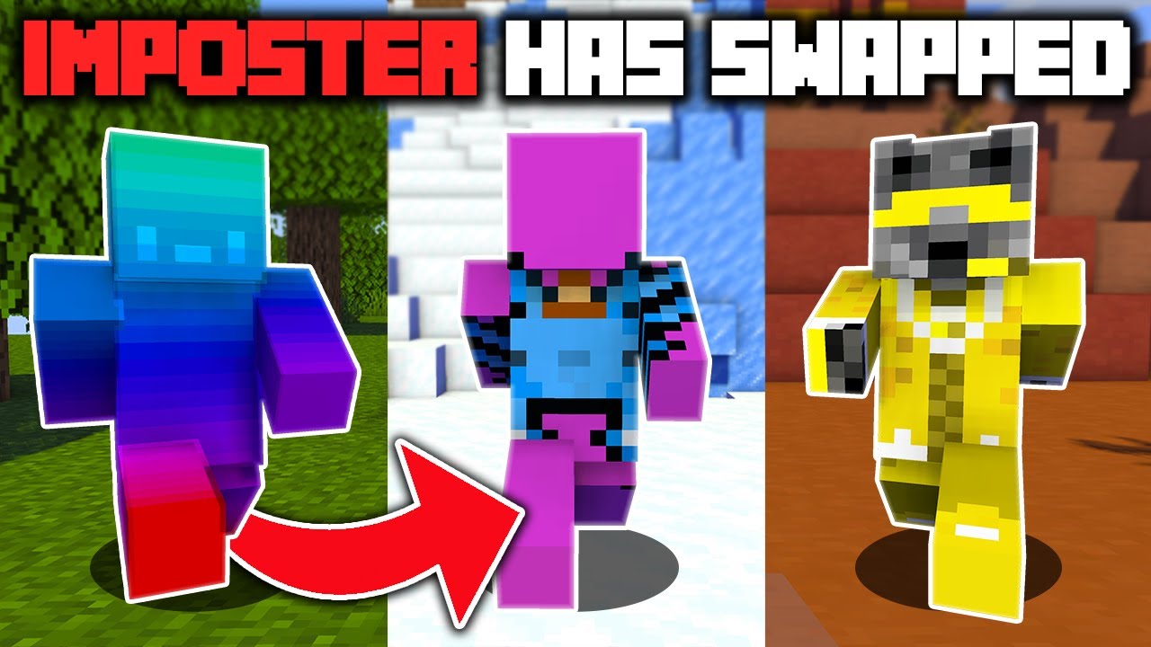 Minecraft Manhunt, But The Imposter Swaps