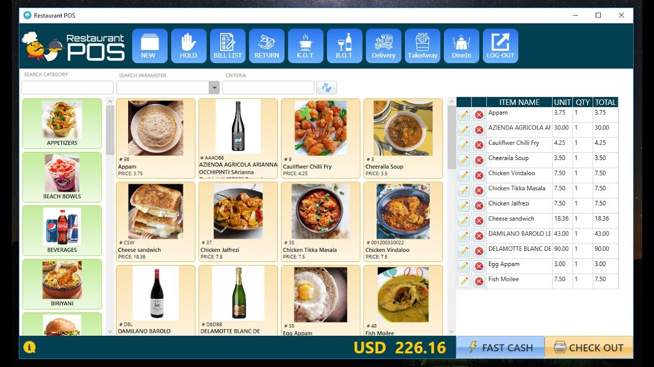 RestaurantPOS - Restaurant management system