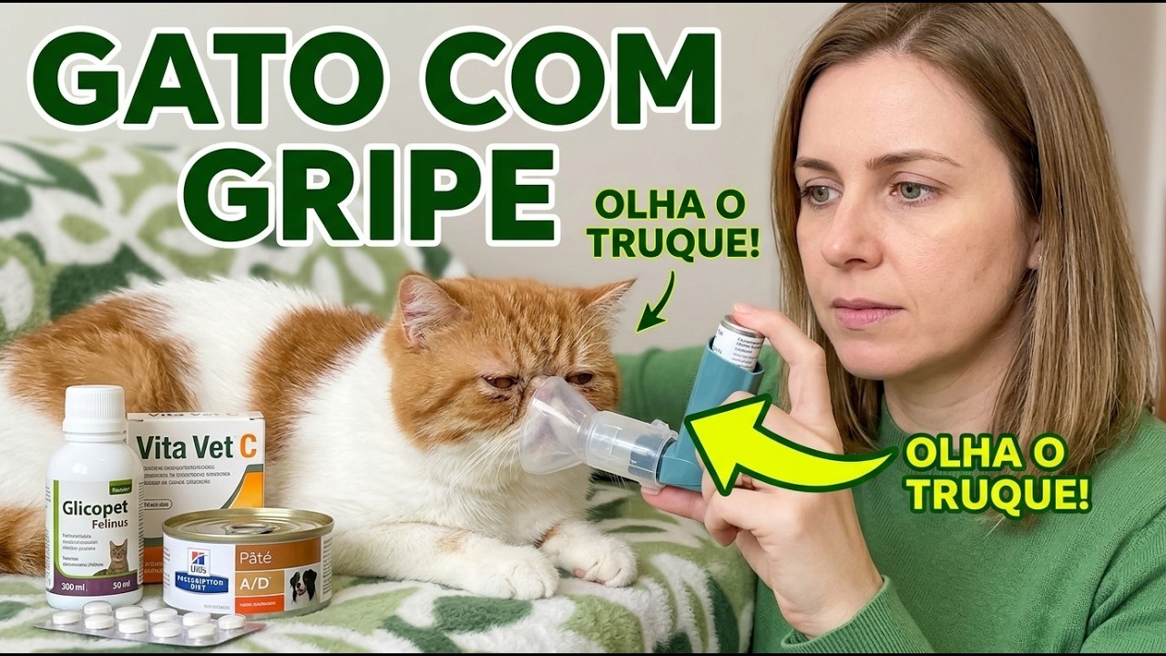GATO COM GRIPE: como cuido do freddynho com rinotraquíte crônica. Herpesvírus - Gatil Hauser