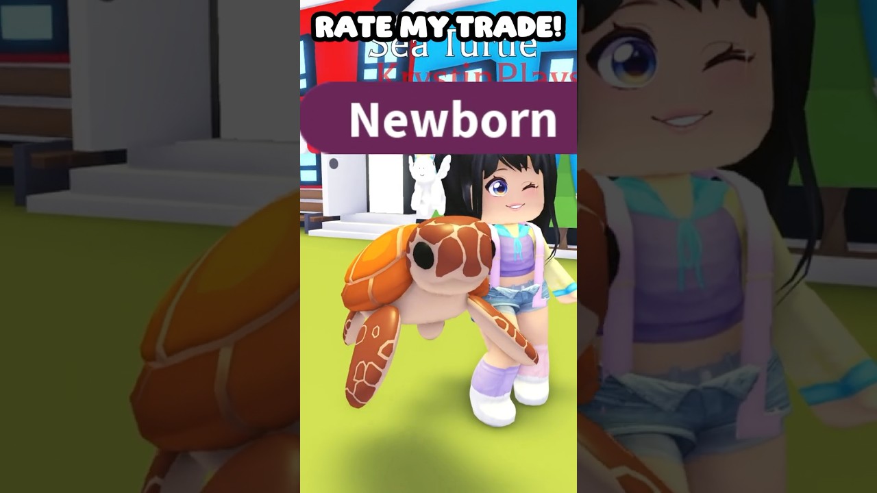 What I TRADED for a LEGENDARY Sea Turtle 🐢⭐ (Rate My Trade!) | Adopt Me