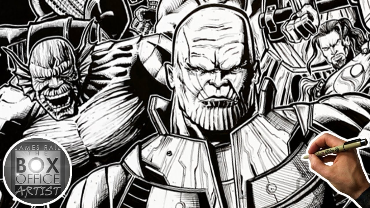 Huge Box Office Artist Drawing! MARVEL Villains! *Ultra Nerd Edition*