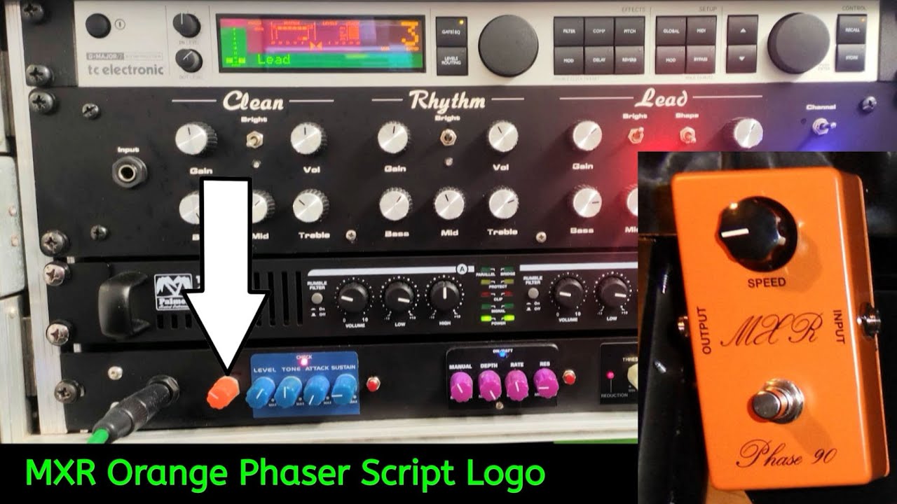 Which rack effects before Anvil preamp? MXR Orange Phase 90 and co...