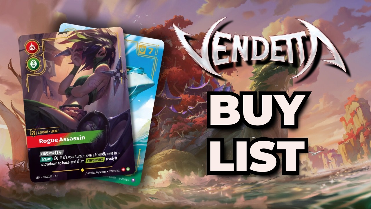 Vendetta Buy List | Rare & Epic Staples for Competitive Riftbound
