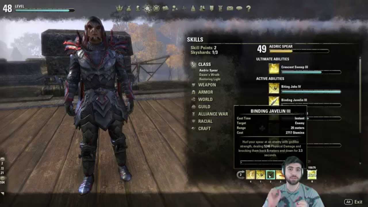 ESO: Stamina Templar PvP Build (Non-Vet and Vet)