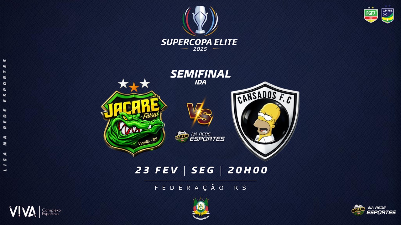 SEMIFINAL SUPERCOPA ELITE - Jacaré FC x Cansados FC