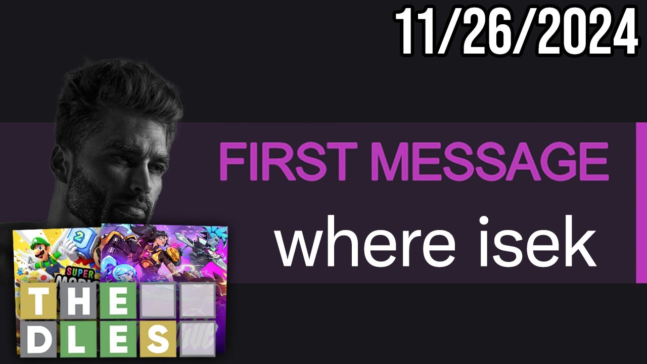 firsttimechadder - Bits and Banter [11/26/2024]
