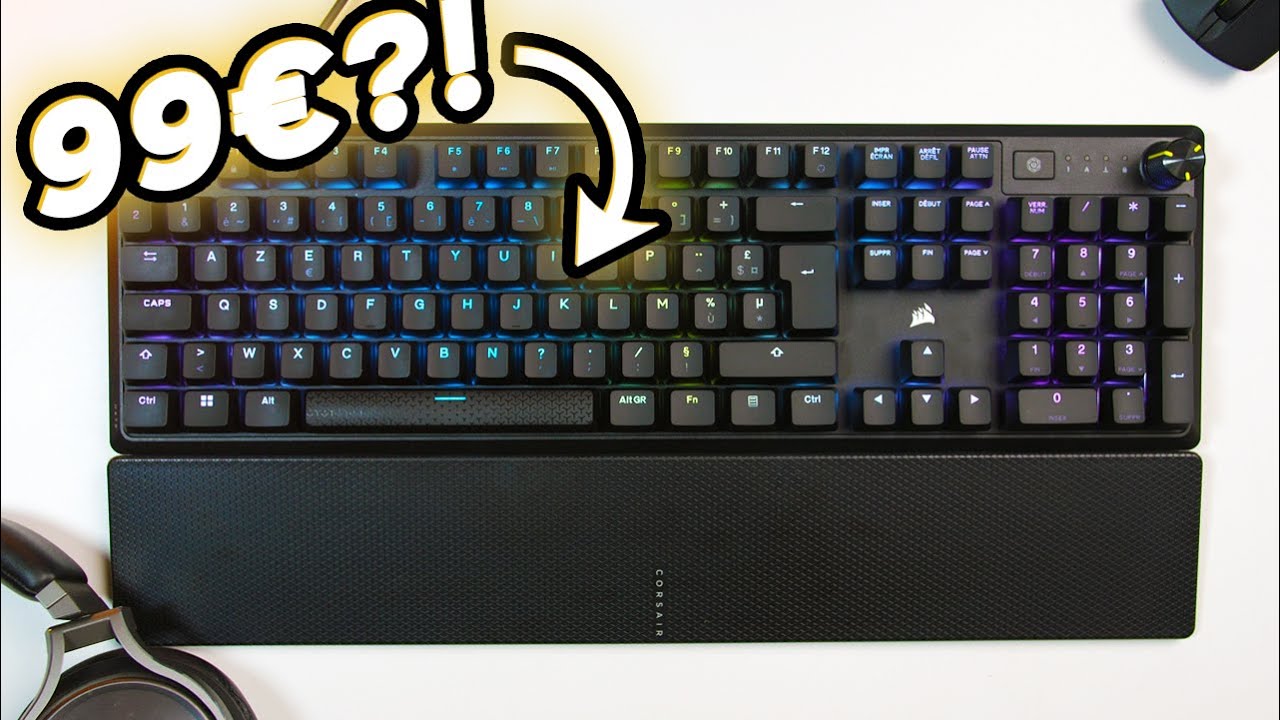 ENFIN un clavier mécanique efficace et pas cher ? Corsair K70 CORE