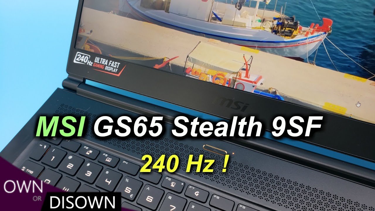 AMAZING SPEAKERS ! MSI GS65 Stealth 9SF In-Depth Review