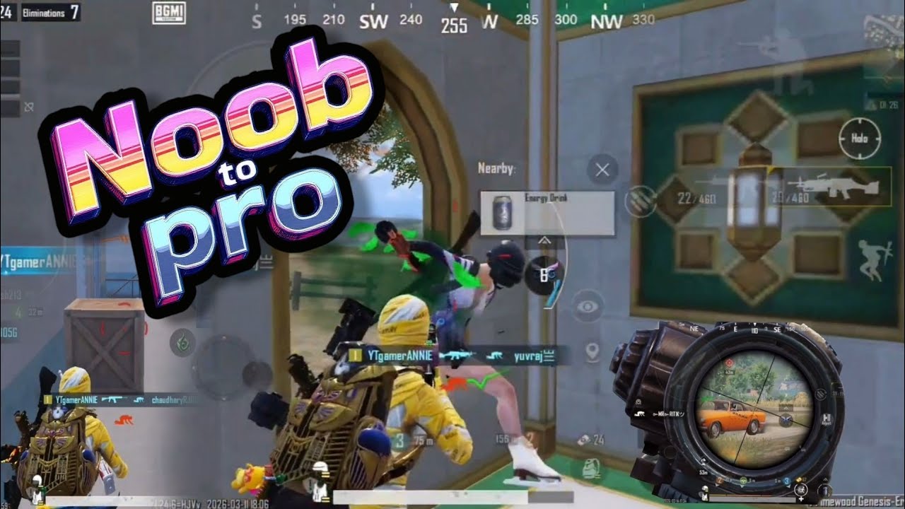 GAMER ANNIE NOOB TO PRO 🔥 MY JOURNEY 2026 BGMI, PUBG MOBILE 
