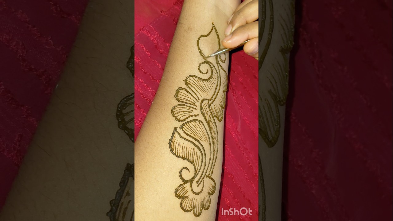 simple mehndi design | simple mehndi designs for back side hand || front hand mehndi simple |