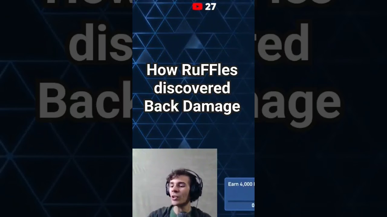 How RuFFles discovered Back Damage - Stream Clip #mecharena #shorts