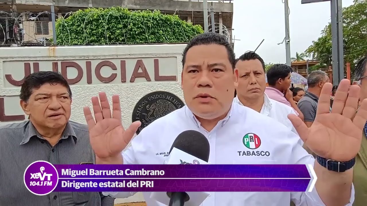 Con apoyo del PRI Tabasco, ambulantes interponen amparo ante el PJF