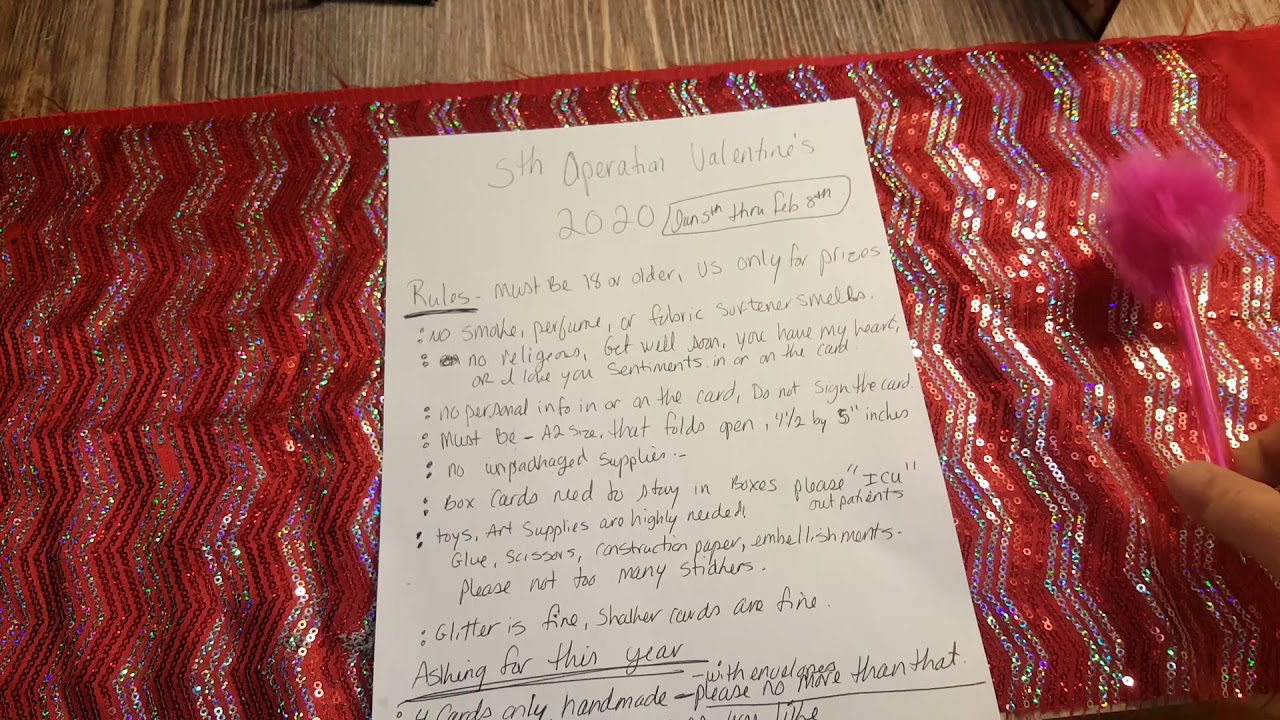 OPERATION VALENTINES 2020 (5TH YEAR ANNIVERSARY)