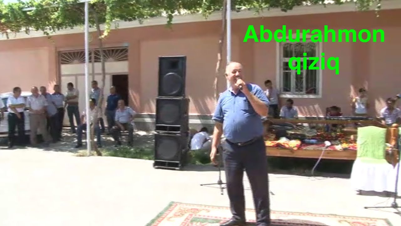 Abdurahmon Siddiqov Oltiariqda to'yda ...