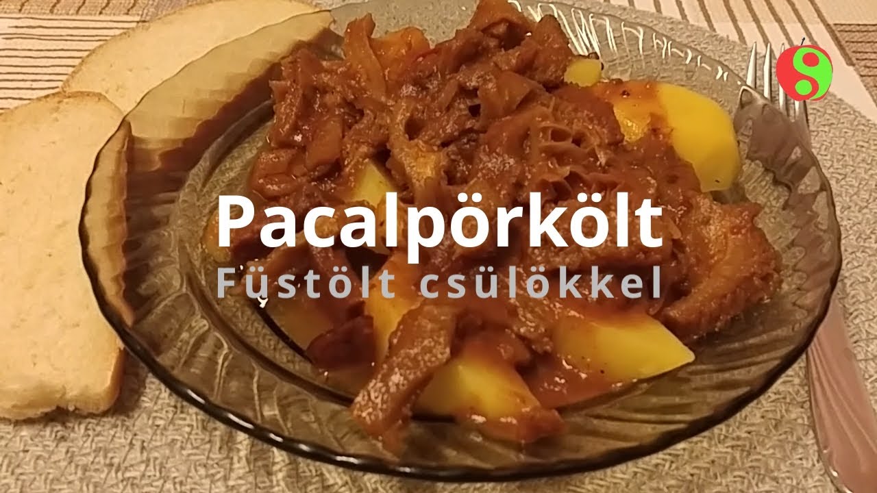 Pacalpörkölt füstölt csülökkel, bográcsban