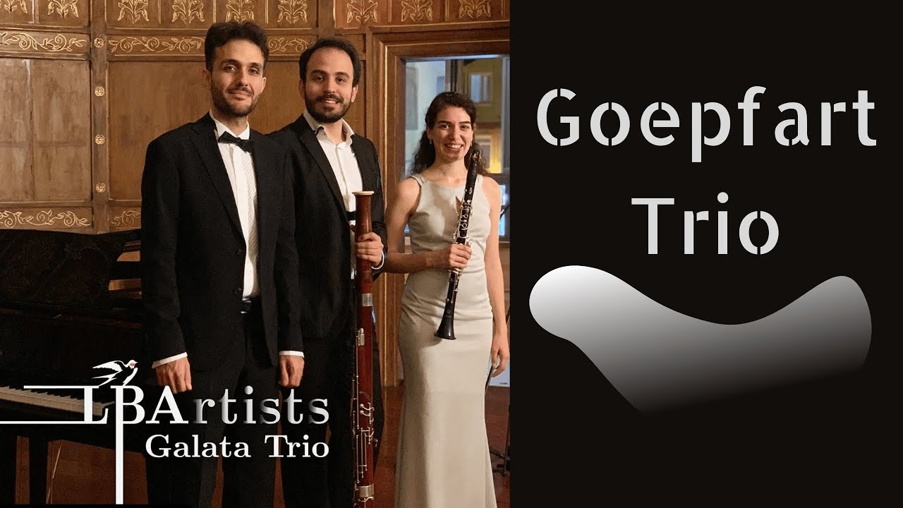 Galata Trio - K.Goepfart Trio for clarinet, bassoon & piano